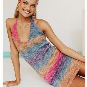 Verge Girl Summer Road Trips Knit Mini Dress